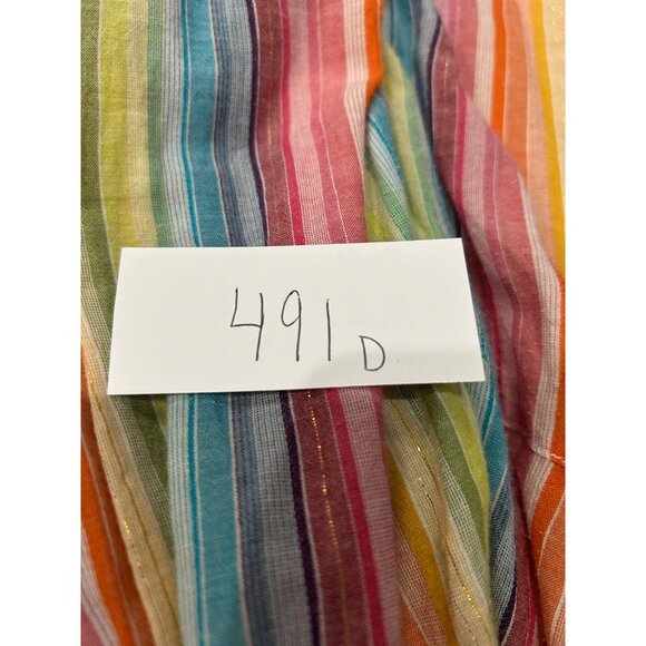 Tommy Hilfiger Womens Multicolor Striped Button-Up Shirt Size 18 - Picture 9 of 9